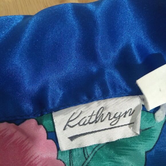 Vintage Kathryn Floral Pattern Polyester Hawaiian Disco Shirt - Picture 4 of 7